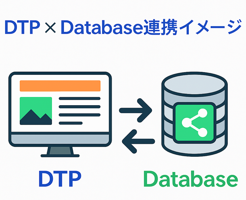 DTPとDatabase連携イメージ